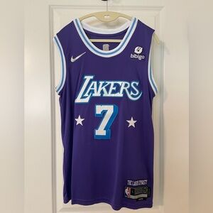 Anthony Purple Lakers Basketball Jersey